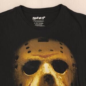 Friday the 13th Movie Crew Neck Short Sleeve Graphic T Shirt Mens Size XL Black
